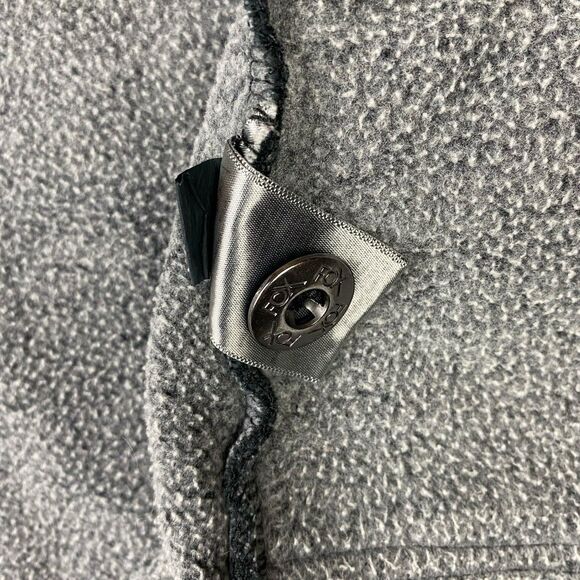 Fox Racing Women M Black Fleece Lined Moto Utility Pockets Button Up Embroidered - Picture 7 of 9